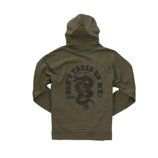 DAN DON'T TREAD ON ME PULL OVER HOODIE XL - Clothing